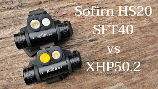 Sofirn HS20 SFT40 Beam Shot Review & Comparison with XHP50.2 version