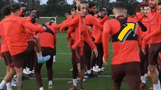 Andy Robertson and Hilarious Funny In Training