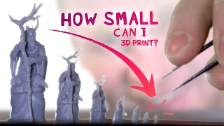 World's SMALLEST 3D print - EXTREME DETAIL!!