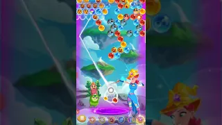 Bubble Witch 3 Saga Level 2278 ~ no boosters, no cats, magic hat at the top