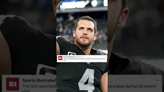 The Jets make a Hall of Fame pitch to Derek Carr 👀