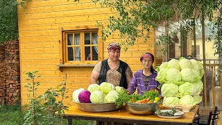 Making Pickles from Fresh Cabbage | The Most Delicious Ever