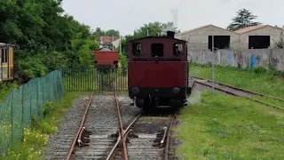 Le Train des Mouettes en Charente-Maritime juin 2023.