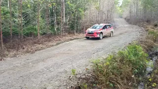 APRC September lake Toba rally 2022 ss1 Aek nauli