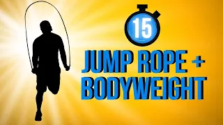 15 Minute At Home Jump Rope Workout For Weight Loss