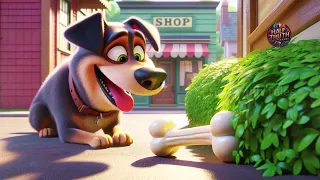 The Greedy Dog | The Greedy Dog and the Bone | Animated Moral Story for Kids | Children's Stories