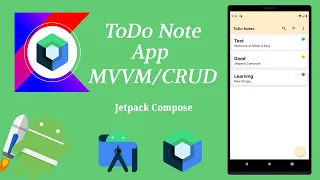 How to Make a MVVM Clean Architecture ToDo Note App(CRUD) in Jetpack Compose| Android | Make it Easy
