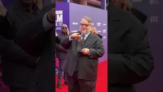 Guillermo Del Toro at the #LFF Red Carpet for Pinocchio #shorts