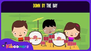 Down by the Bay Lyric Video - The Kiboomers Preschool Songs & Nursery Rhymes for Circle Time