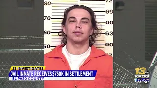 El Paso Co. inmate set to receive $750k in jail abuse case