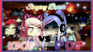 POP vs KPOP// (gacha singing battle)  😆