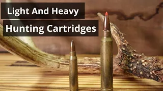 Extreme Light And Heavy Hunting Cartridges: 9mm, 223, Magnums. Etc