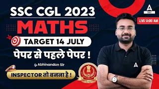 SSC CGL 2023 | SSC CGL Maths by Abhinandan Sir | SSC CGL Maths Practice Set