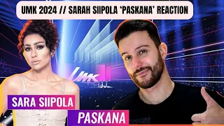REACTING TO SARA SIIPOLA UMK 2024 SONG / PASKANA