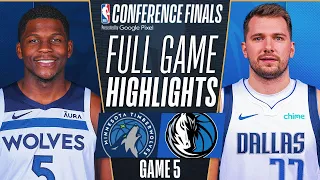 TIMBERWOLVES vs MAVERICKS FULL GAME 5 HIGHLIGHTS | May 30, 2024 | 2024 NBA Playoffs Highlights Today