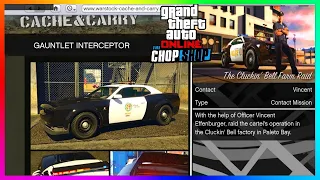 UNLOCK Rare Cop Car, GAUNTLET INTERCEPTOR, Police Misson, GTA 5 Chop Shop DLC (GTA Online Update)