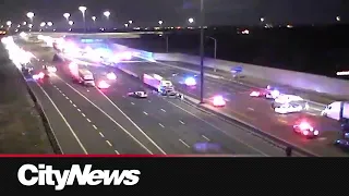 Dispatch audio reveals new details about wrong-way police chase on highway