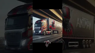 Avengers but Truck-vengers 💥 All Characters.#shorts #avengers #marvel #superheroes #trucks