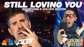 Golden Buzzer Moments Simon Cowell cried hearing the incredible singing of the scorpions song AGT