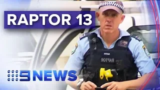 Members of the public call for sacking of Senior Constable  "Raptor 13" | Nine News Australia