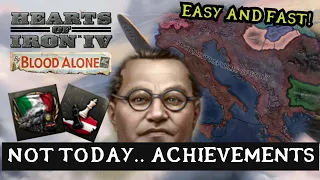 'Not Today...' - 3 Easy Italian Achievements - HOI4 By Blood Alone