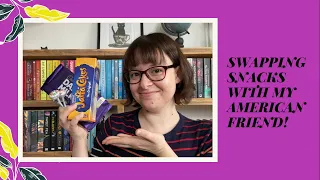 SWAPPING SNACKS WITH MY AMERICAN FRIEND! - What Victoria Read - Booktube