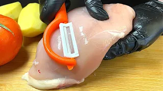 The peeler trick! 👍 Great recipe with chicken breast