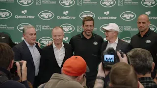 Aaron Rodgers Introductory Press Conference to the New York Jets