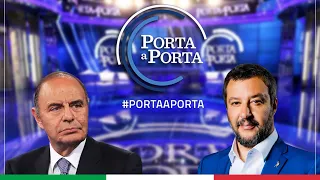 MATTEO SALVINI A PORTA A PORTA (RAI 1, 02.02.2021)