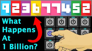 Numbers 1 To 1 Billion With Speed Buttons