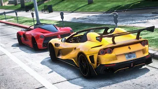 REALISTIC FERRARI ENGINE SOUNDS IN GTA V! Which is the best??