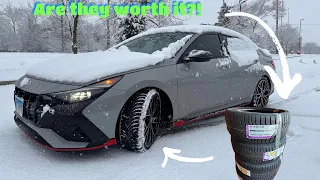 Quick review of my winter tires on Elantra N