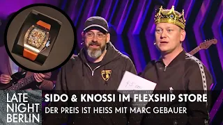 Sido & Knossi raten Preise von Luxus-Uhren: Flexen mit Marc Gebauer | Late Night Berlin | ProSieben