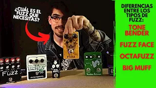 CONOCE LOS DISTINTOS TIPOS DE PEDALES DE FUZZ!🔥 TONE BENDER/FUZZ FACE/OCTAFUZZ/BIG MUFF y MÁS!