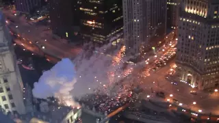 Best View -- Transformers 3 Chicago HUGE Explosions multiple buildings!