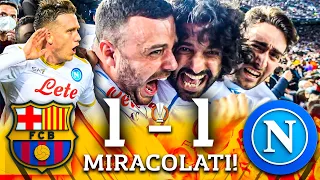 MIRACOLATI!!! BARCELLONA 1-1 NAPOLI | LIVE REACTION NAPOLETANI AL CAMP NOU HD