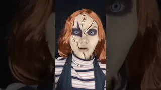 Chucky Vs Annabelle Tiktok Makeup Transformation