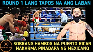 Sobrang Hambog Na Puerto Rican Nakarma Round 1 Lang Tapos Ang Laban