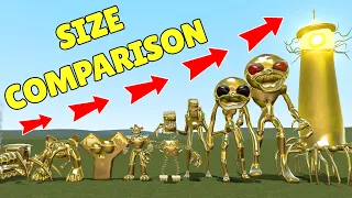 SIZE COMPARISON ALL GOLDEN GARTEN OF BANBAN and ALL MONSTERS in Garry's Mod!