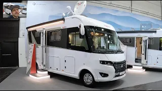 Frankia I 640 SD F-line luxury Motorhome RV Camper Van new model Fiat walkaround and interior K0533