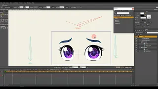 Eye smartbone moho | Rigged Animation