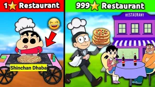 Shinchan Opened Restaurant 😱 || Funny Game Roblox 😂