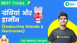 7-Minute GK Tricks | Endocrine Glands and Hormones (ग्रंथियां और हार्मोन) | Science by Neeraj Sir