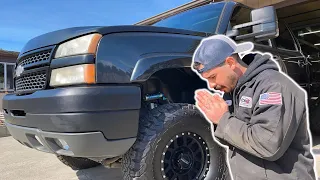 My Truck Tried To Kill Me! Torsion Bar Crossmember Replacement on my 2005 Chevy Duramax