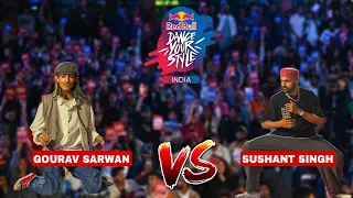 GOURAV SARWAN VS SUSHANT SINGH - REDBULL DANCE YOUR STYLE QUALIFIER NORTH INDIA @RedBullDance #vox