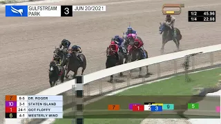 Gulfstream Park June 20, 2021 Race 3