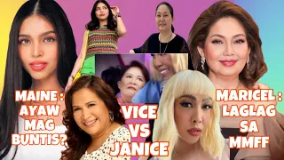 MARICEL SORIANO MOVIE MAKAKAPASOK BA SA MMFF?⭐️MAINE MENDOZA AYAW MUNA MAGKA BABY?⭐️VICE vs JANICE