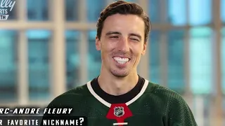 1-on-1 with Marc-Andre Fleury: Get to know Wild goaltender