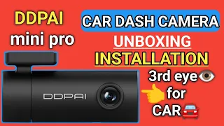 Car Dashcam DDPAI MINI PRO | Best budget dash cam in the market 2023 | dashcam unboxing and setup