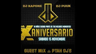 DJ KAPONE & DJ PUUK - Xe Aniversario Dcibelia (Live session - Discoteca Dcibelia - Spain - 2014)